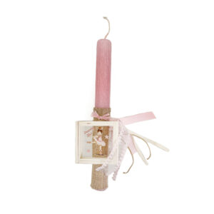 Λαμπάδα με καδράκι μπαλαρίνα