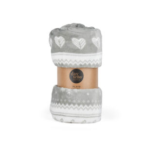 κουβερτα fleece γκρι