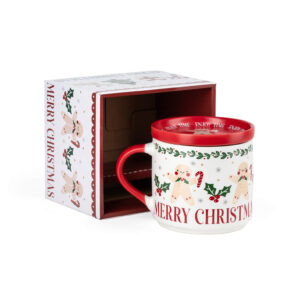 Κόκκινη κούπα με καπάκι