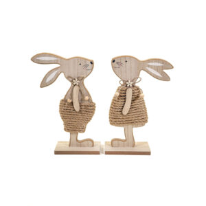 Σετ ξύλινοι λαγοί